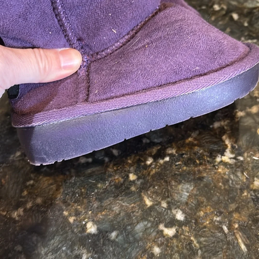 Bebe light up suede boots! Youth 7
